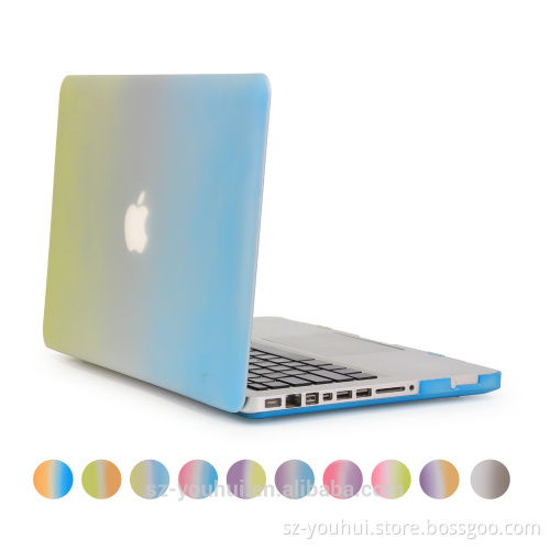 Wholesale Ultra Slim Rainbow Color Case Protective Cover for Macbook Pro 15.4"